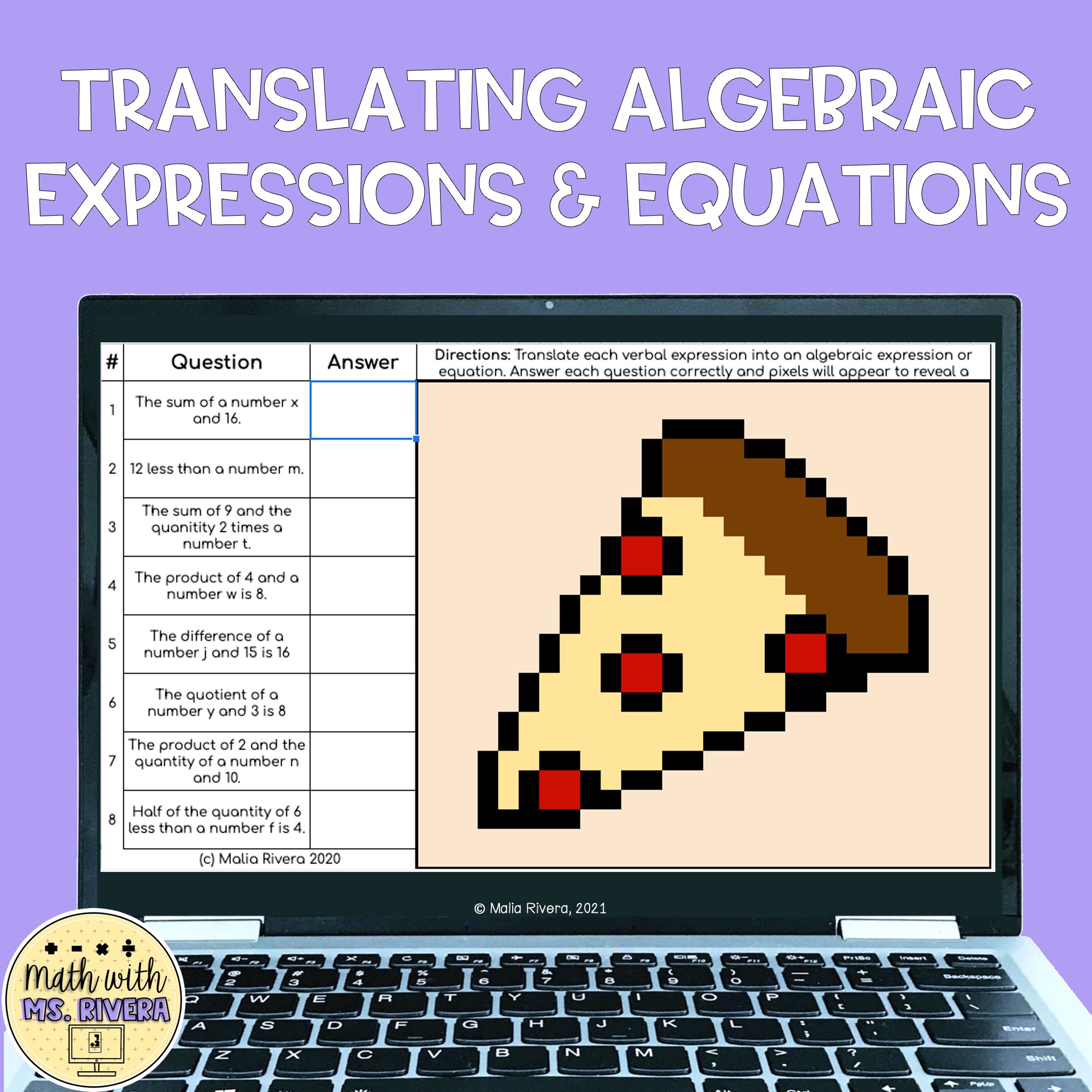 Pixel Art Archives - Math with Ms. Rivera