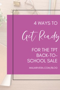 4 Ways to Prepare for the TPT BTS Sale Blog Post image in blog