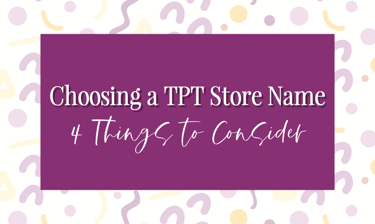 choosing a tpt store name blog post image