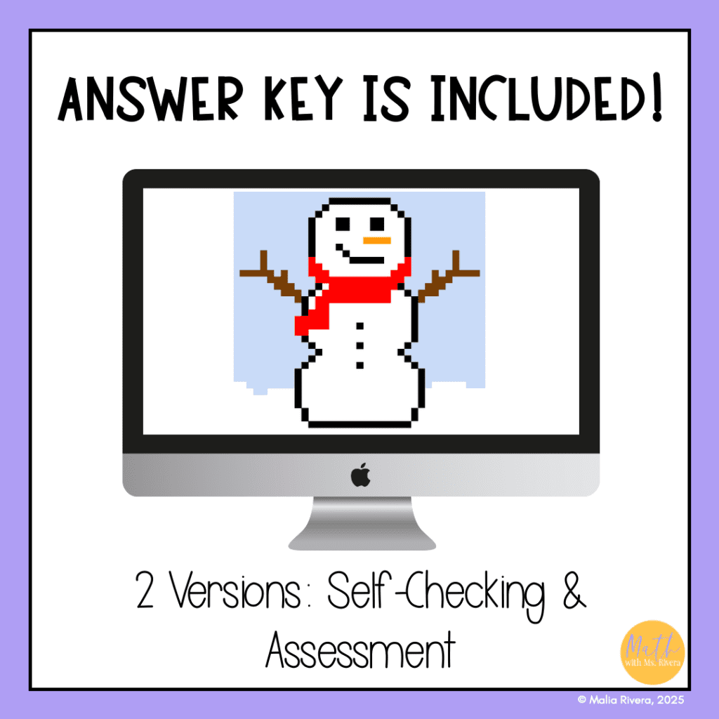 Writing Equations in Standard Form from a Point & Slope Winter Pixel ...