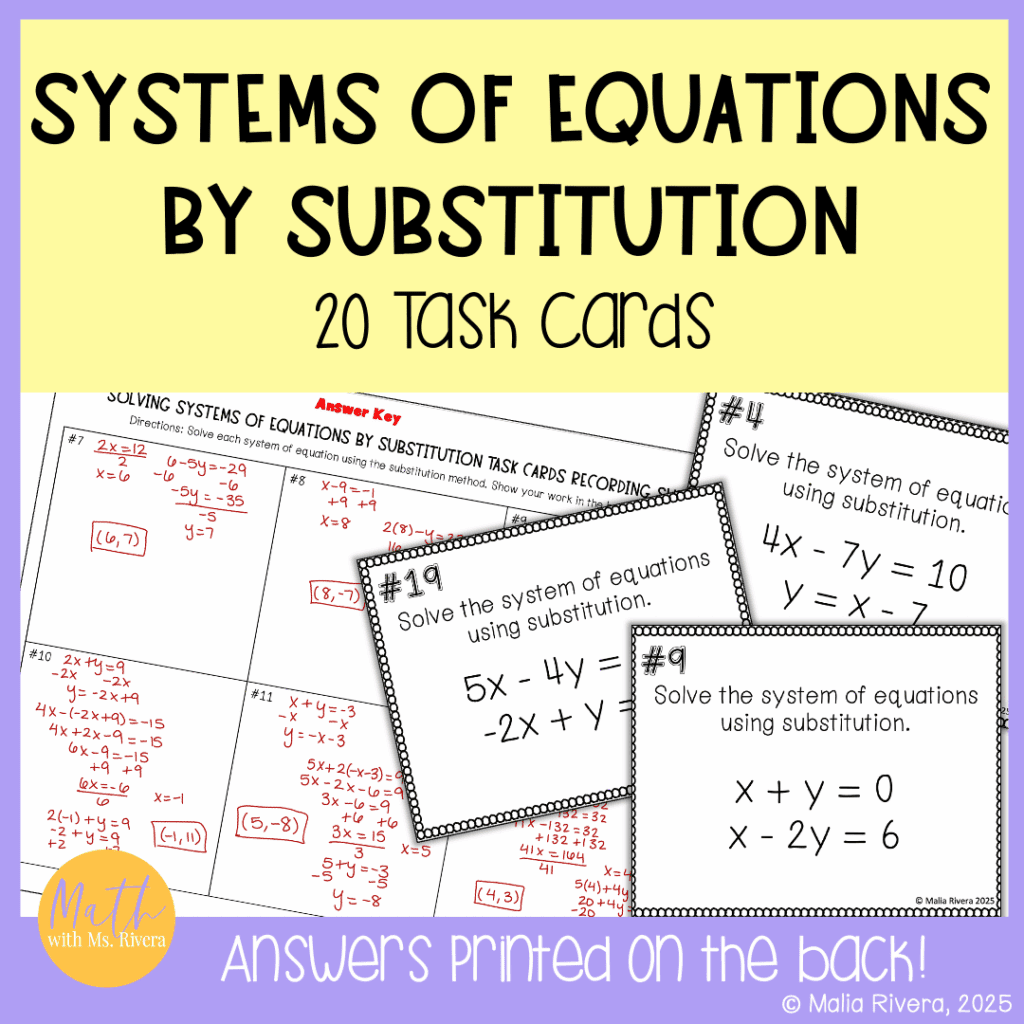Solving Multi Step Equations with Variables on Both Sides Collaborative ...