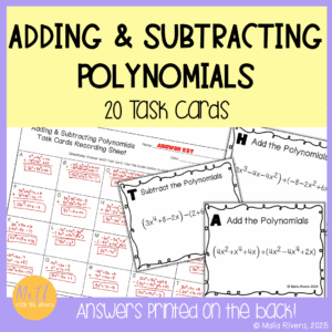 adding-subtracting-polynomials-task-cards-COVER