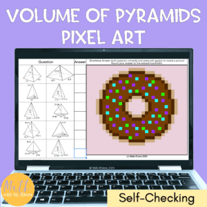 Volume of Pyramids Pixel Art COVER