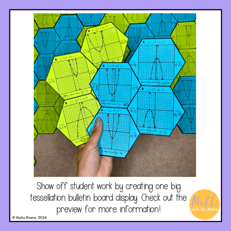 Graphing Quadratics in Standard Form Collaborative Tessellation ...