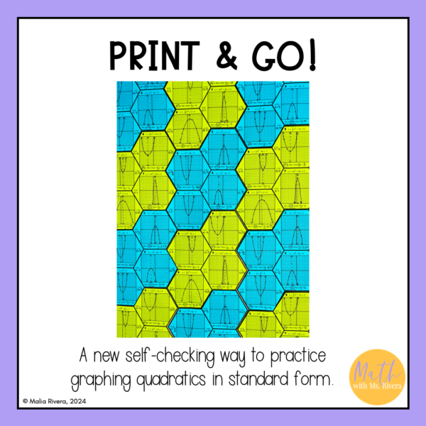 Graphing Quadratics in Standard Form Collaborative Tessellation Thumbnail 3