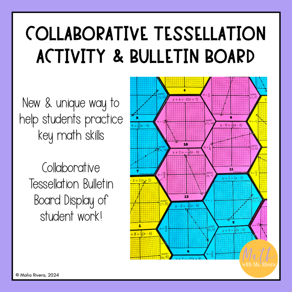 Collaborative Math Coloring Algebra Graphing Linear Equations in Point Slope Form Collaborative ...