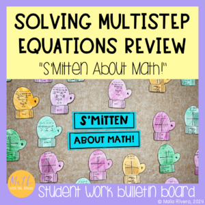 Solving-Multistep-Equations-Review-Mittens-Bulletin-Board-COVER