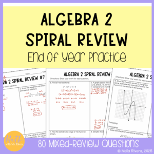 Algebra-2-Spiral-Review-Packet-COVER