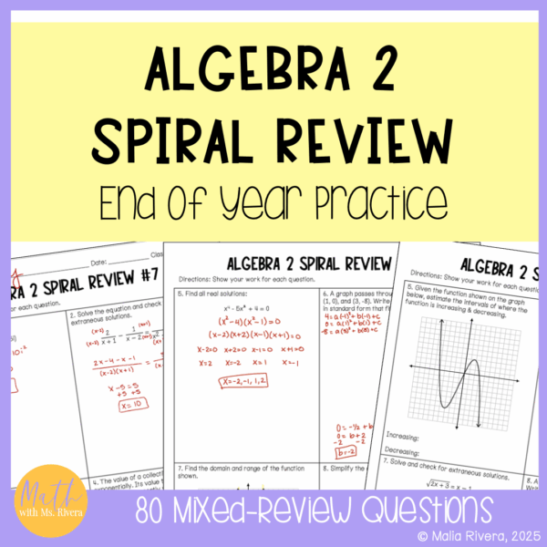 Algebra-2-Spiral-Review-Packet-COVER