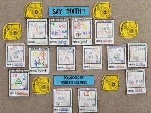 Back to School Math About Me High School Activity & Bulletin Board