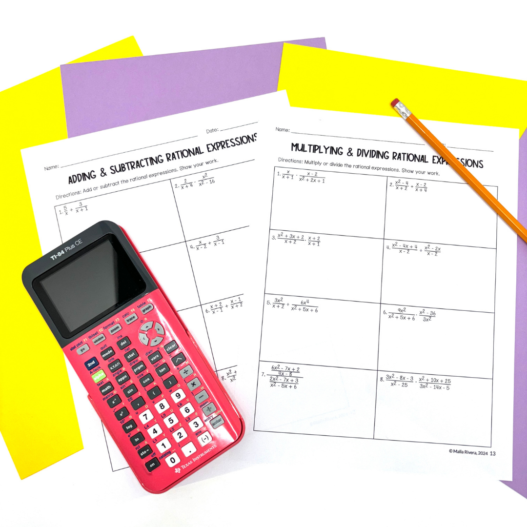 Math with Ms. Rivera | Algebra Resources for High School Math