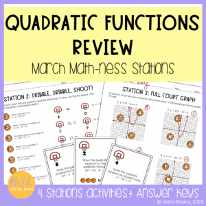 Quadratic-Functions-Review-March-Mathness-Stations-COVER