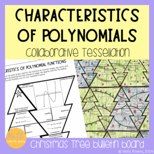 Characteristics of Polynomials Collaborative Tessellation Christmas Tree COVER