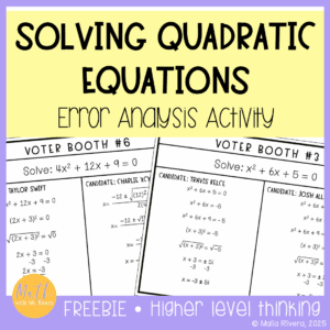 Election-Day-Error-Analysis-Solving-Quadratic-Equations-COVER